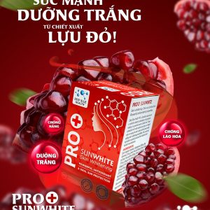 Viên uống chống nắng, trắng da Pro Sun White Deep Blue Health