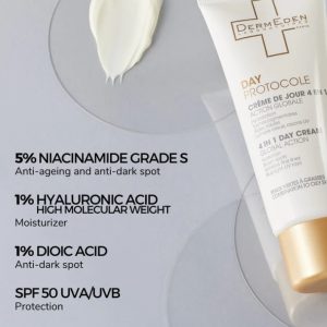 Kem chống nắng DermEden 4 IN 1 Day Cream Global Action Combination Skin