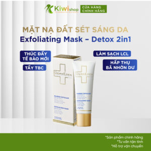 Mặt nạ tẩy tế bào chết Detox 2 in 1 DermEden Exfoliating Mask 50ml